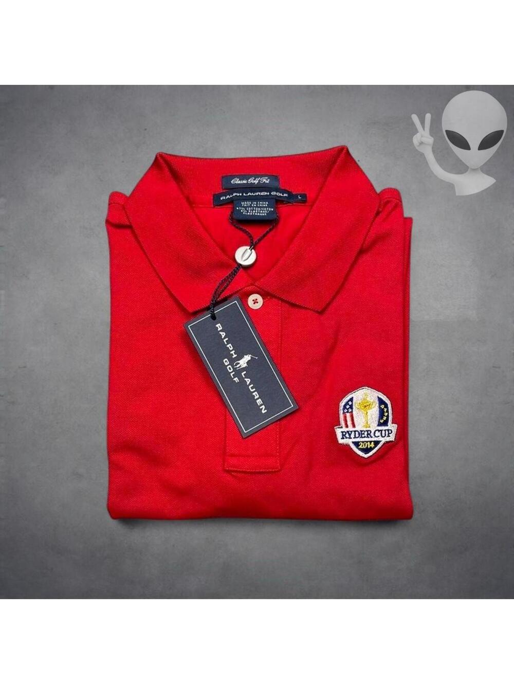 Polo Ralph Lauren Ryder Cup Golf Shirt Women Size XL Red Short Sleeve - Picture 8 of 8